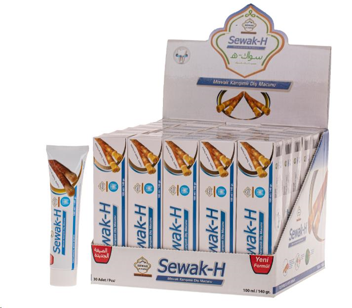 Sewak-H Misvak Karışımlı Diş Macunu 100 Ml