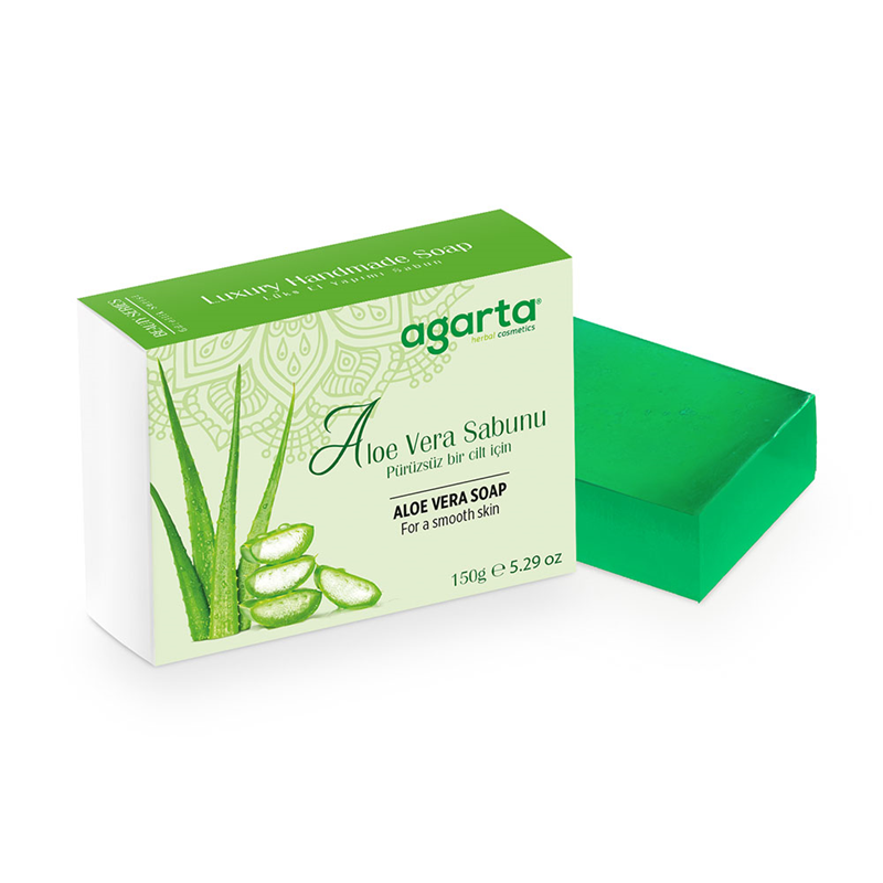 AGARTA DOĞAL EL YAPIMI ALOE VERA  SABUNU 150 GR.