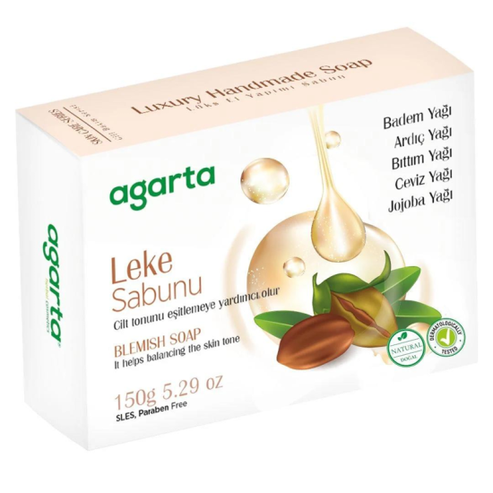 AGARTA DOĞAL CİLT BAKIM LEKE SABUNU 150 GR.