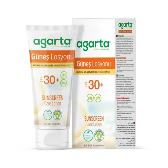 AGARTA DOĞAL GÜNEŞ LOSYONU 30 SPF 100 ML