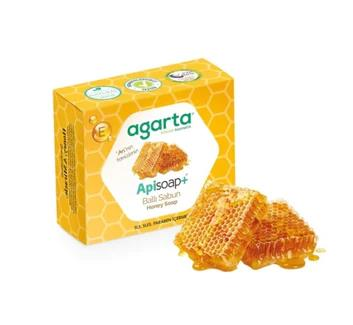 AGARTA KABAK LİFLİ APISOAP ARI SÜTLÜ-BALLI SABUN 150 GR